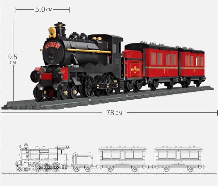 Конструктор Jie Star 59002 паровоз вагоны 789 деталей (59002 ) - фото 5 Конструктор Jie Star 59002 паровоз вагоны 789 деталей (59002 ) - фото 5