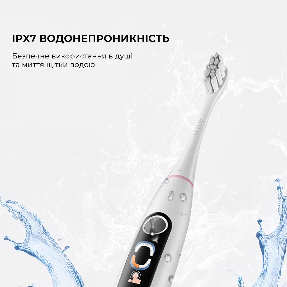 Електрична зубна щітка Oclean X Lite Set Grey (00-00118093) - фото 9