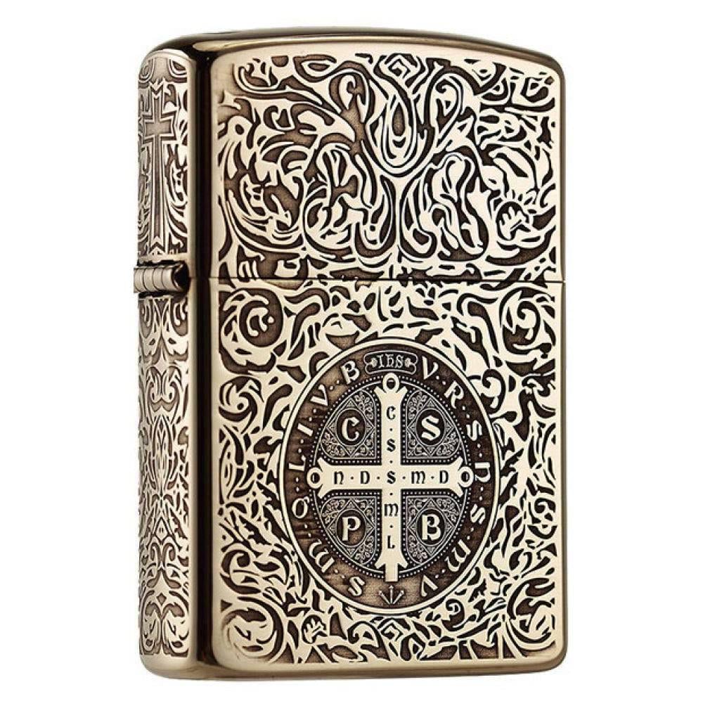 Зажигалка бензиновая Zorro Medalions Premium (HL-303)