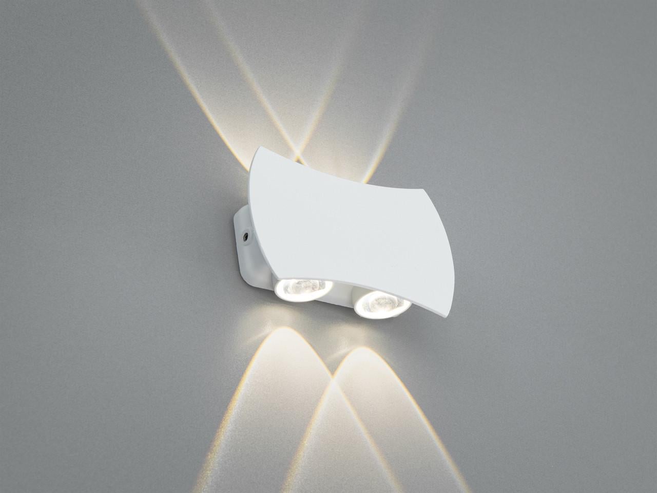 Фасадний світильник LED DFB-8623-4WH 4 Вт вгору вниз Білий (3041940251)
