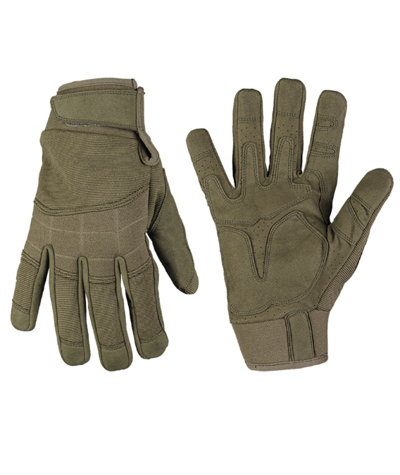 Перчатки Mil-Tec Assault Gloves S Оливковый - фото 1