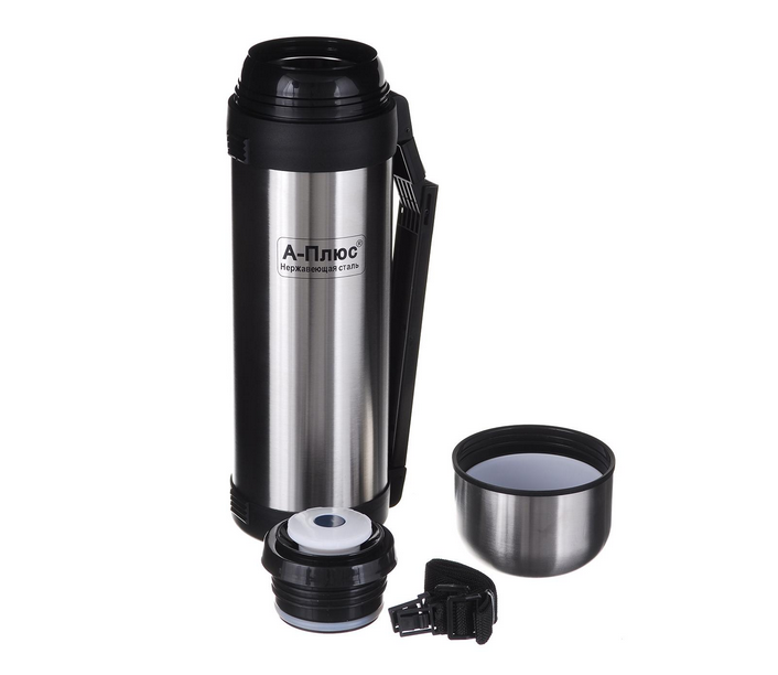 Термос з нержавійки A-Plus 1,8 л (FL-1758L) - фото 5 Термос з нержавійки A-Plus 1,8 л (FL-1758L) - фото 5