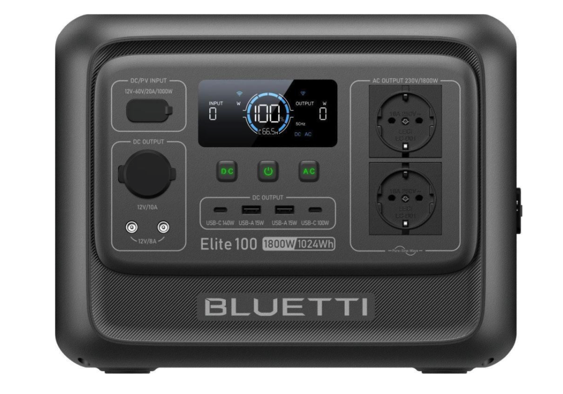 Зарядна станція BLUETTI Elite 100 V2 1800 Вт 1024 Вт/год