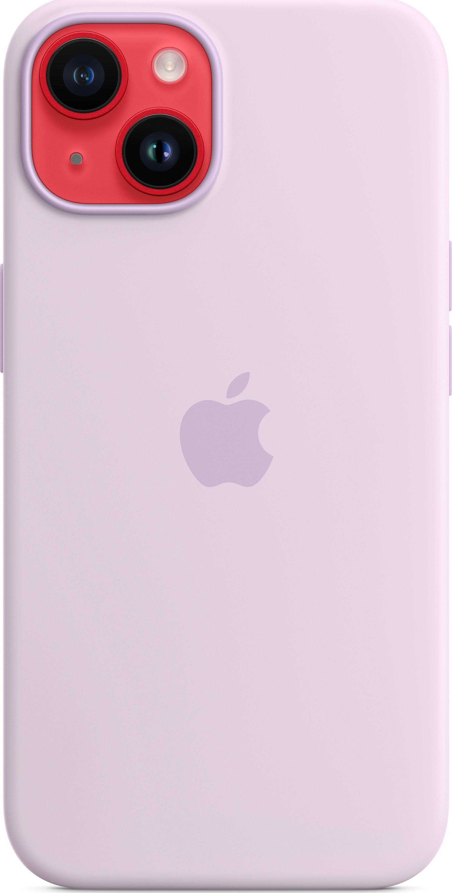 Чехол противоударный силиконовый Silicone Case MPRY3ZE/A MagSafe () для Apple Iphone 14 (6.1") Lilac - фото 7