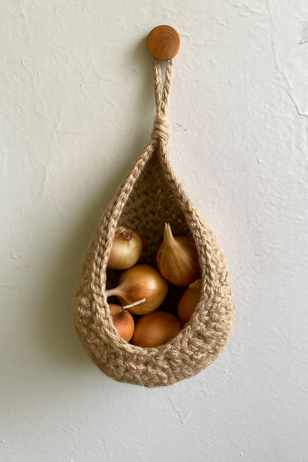 Подвесная корзина из джута Svetla.jute ручной работы (JUTE0075) - фото 8 Подвесная корзина из джута Svetla.jute ручной работы (JUTE0075) - фото 8