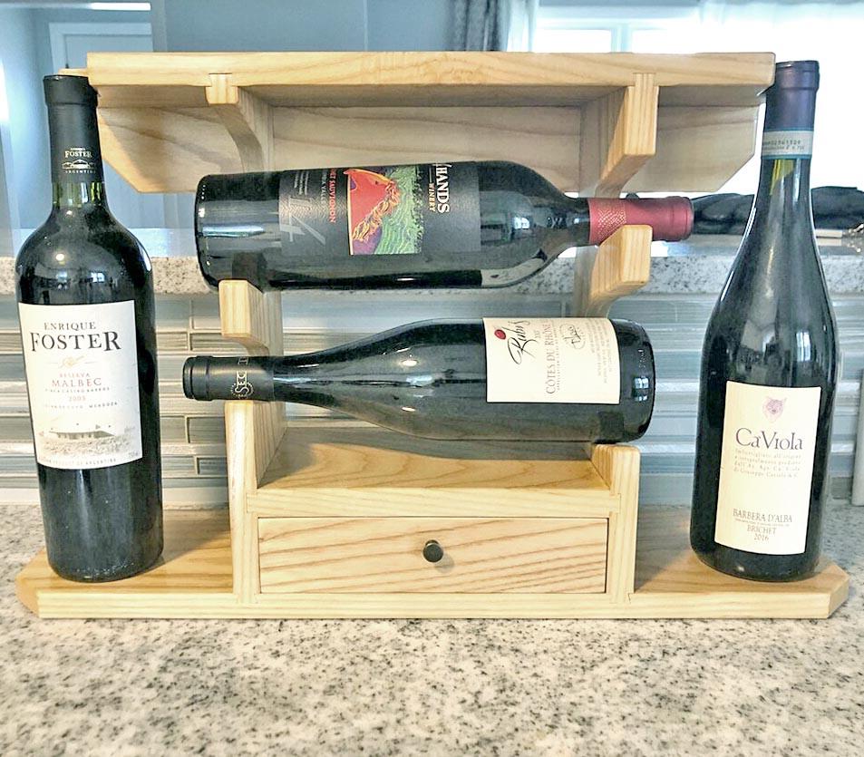 Полка для вина настольная Калахан Бланже (Впс-010001)