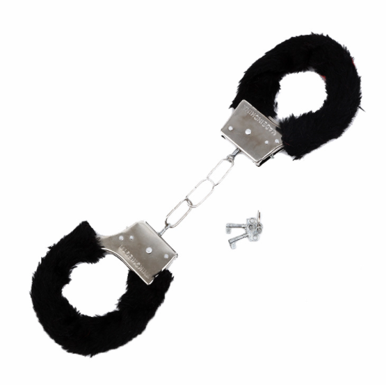 Наручники плюшеві 5971 6х8 см Чорний (4259167) - фото 2 Наручники плюшеві 5971 6х8 см Чорний (4259167) - фото 2