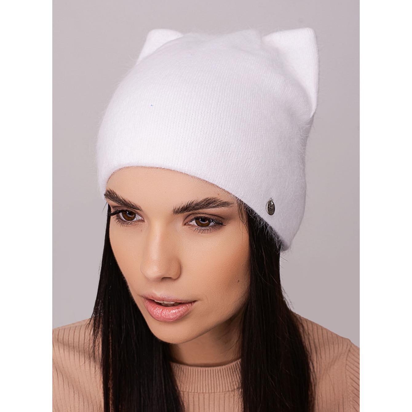 Шапка-кошка женская Leks БАГИРА ангоровая утепленная флисом с ушками без отворота one size Белый (273013) - фото 1 Шапка-кошка женская Leks БАГИРА ангоровая утепленная флисом с ушками без отворота one size Белый (273013) - фото 1