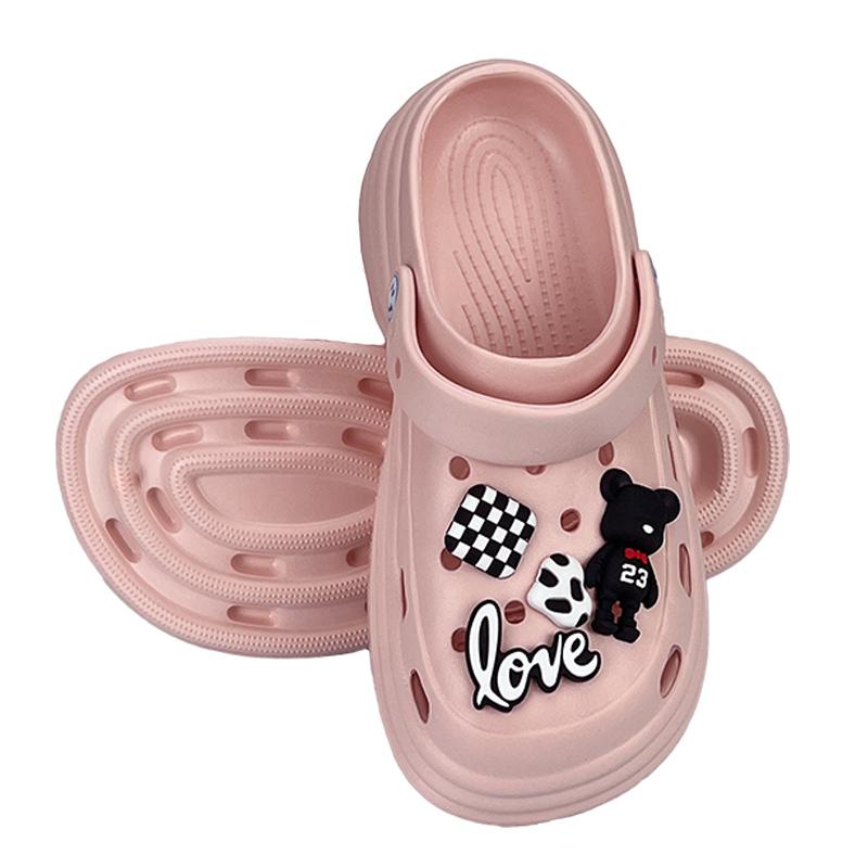 Сабо женские с джибитсами 10212-4 p. 39 24,5-25 см Розовый