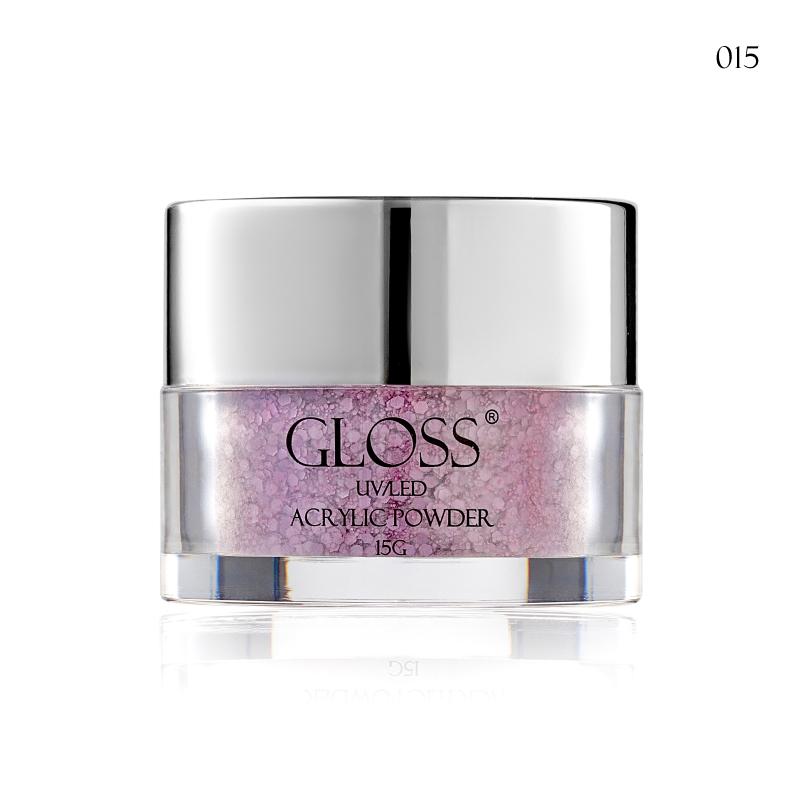 Пудра акриловая GLOSS COMPANY Acrylic Powder 15 г Фиолетовый 015 (283015)