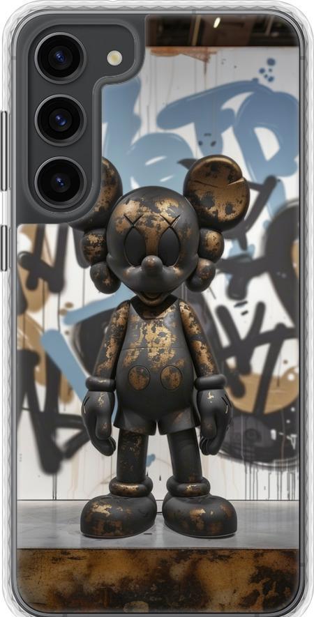 Чехол на Samsung Galaxy S23 Plus Bronze kaws v2 (6098pc-2905-42517)