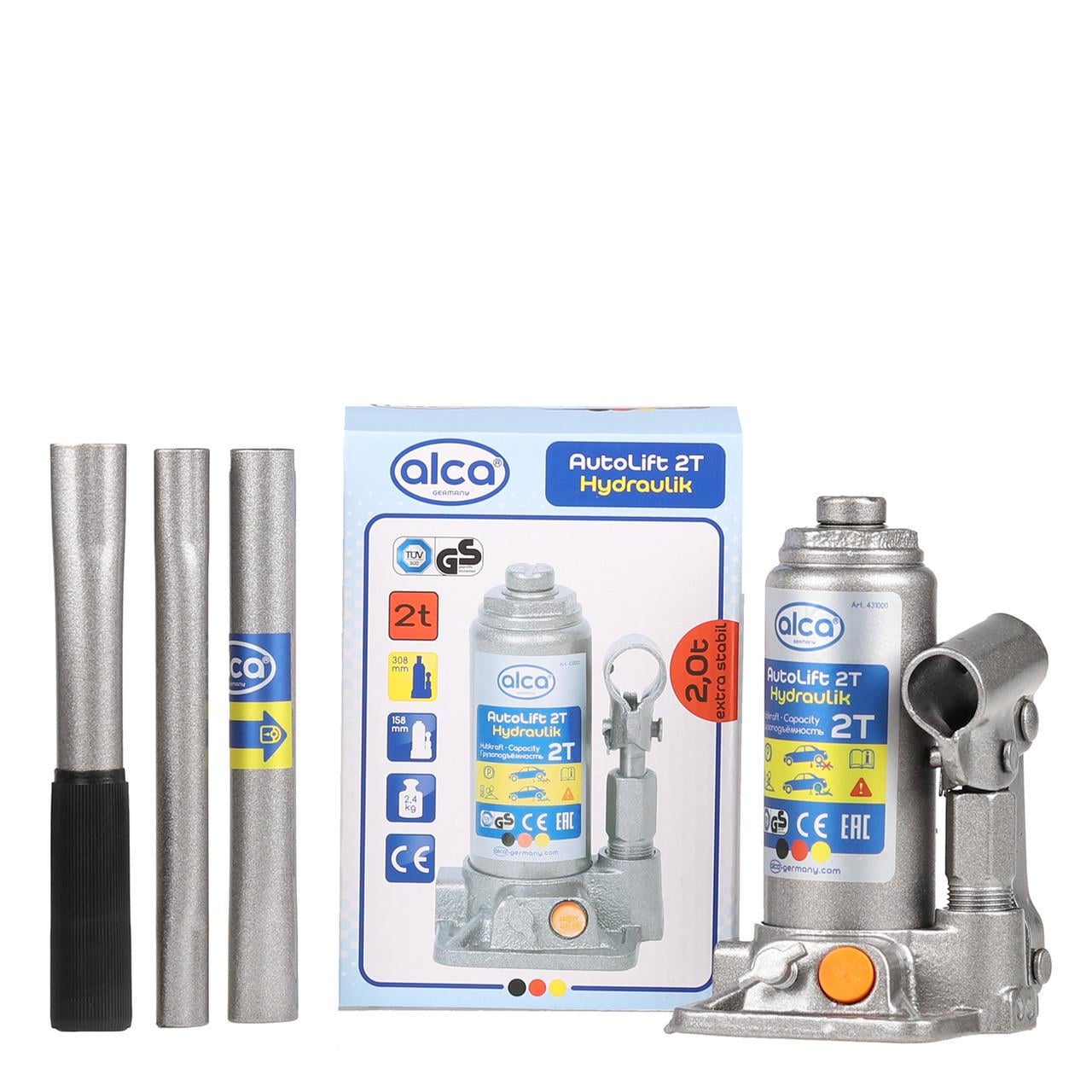 Домкрат гидравлический Auto Lift Hydraulik Alca 2 т 158-308 мм (431000)