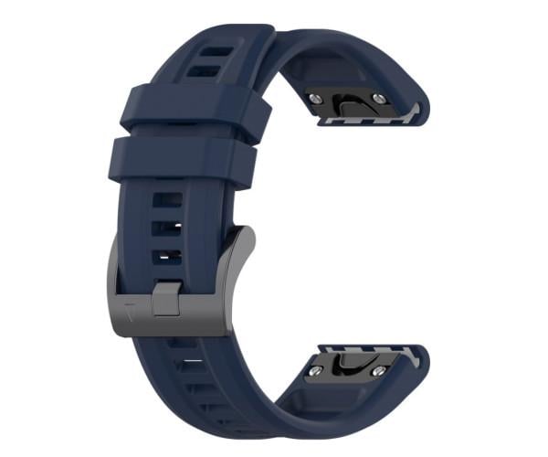 Ремешок Silicone для Garmin Fenix 8 51 мм Синий Ремешок Silicone для Garmin Fenix 8 51 мм Синий