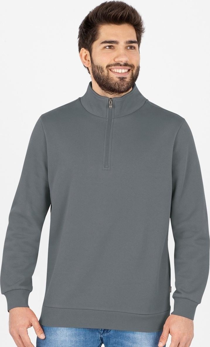 Реглан Jako ZIP TOP ORGANIC C8620-840 L Сірий (44852-51) - фото 3