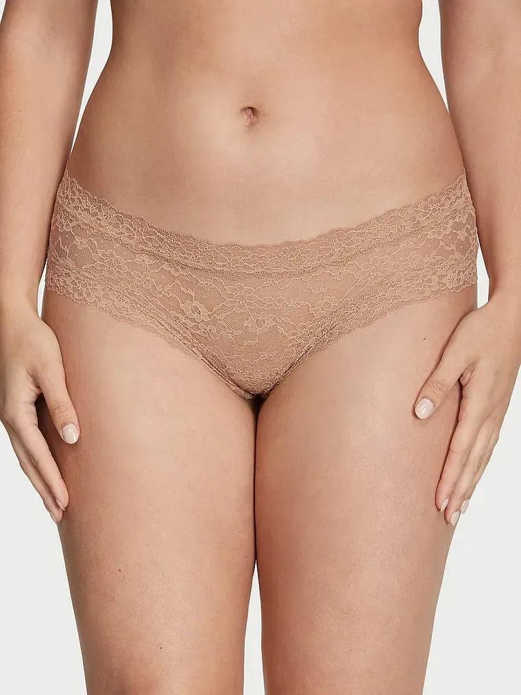 Трусики мережевні Victoria's Secret Lace Cheeky Panty Biege XS Бежевий (26826083) Трусики мережевні Victoria's Secret Lace Cheeky Panty Biege XS Бежевий (26826083)
