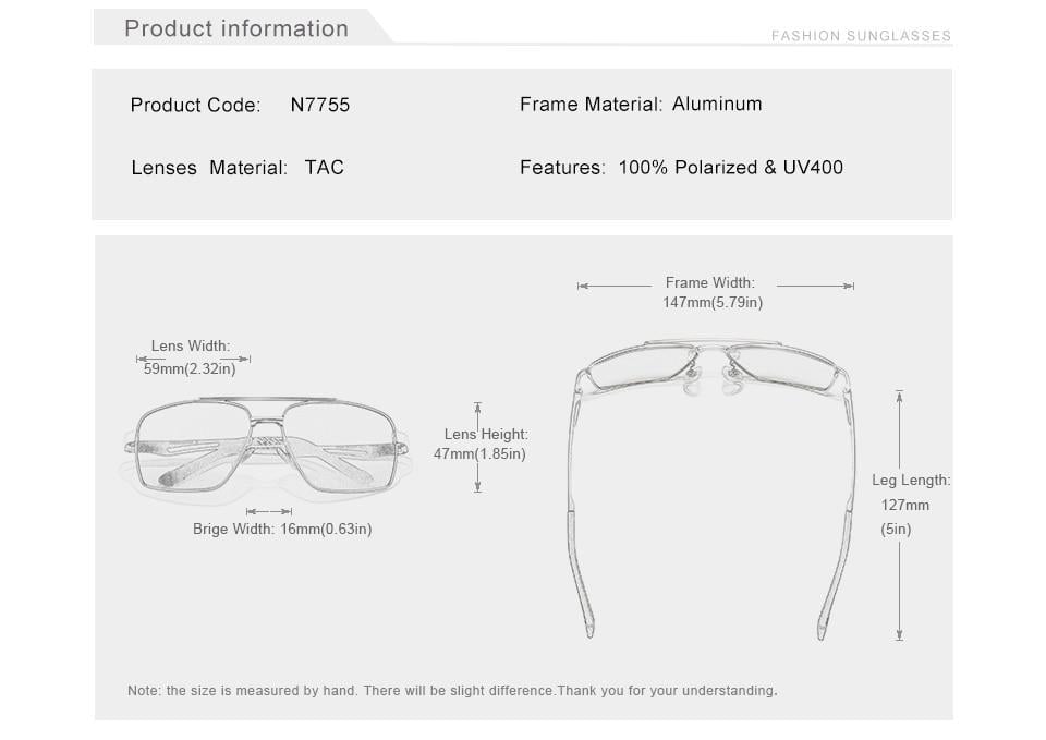 Сонцезахисні окуляри чоловічі KINGSEVEN DESIGN N7755 в класичній квадратній оправі з лінзами поляризованими Чорний/Сірий - фото 4 Сонцезахисні окуляри чоловічі KINGSEVEN DESIGN N7755 в класичній квадратній оправі з лінзами поляризованими Чорний/Сірий - фото 4