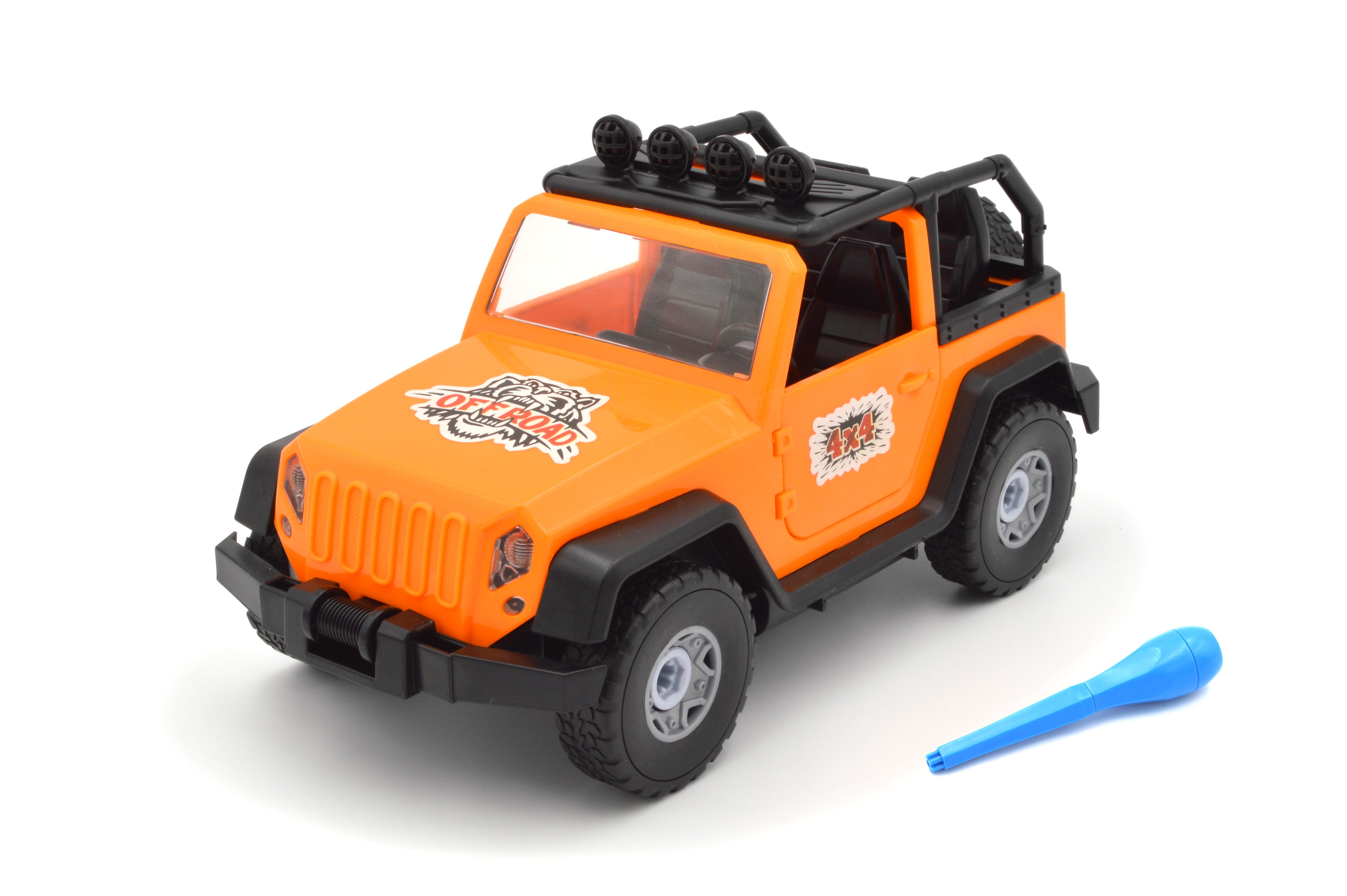 Конструктор Джип 1376 зі світловими та звуковими ефектами