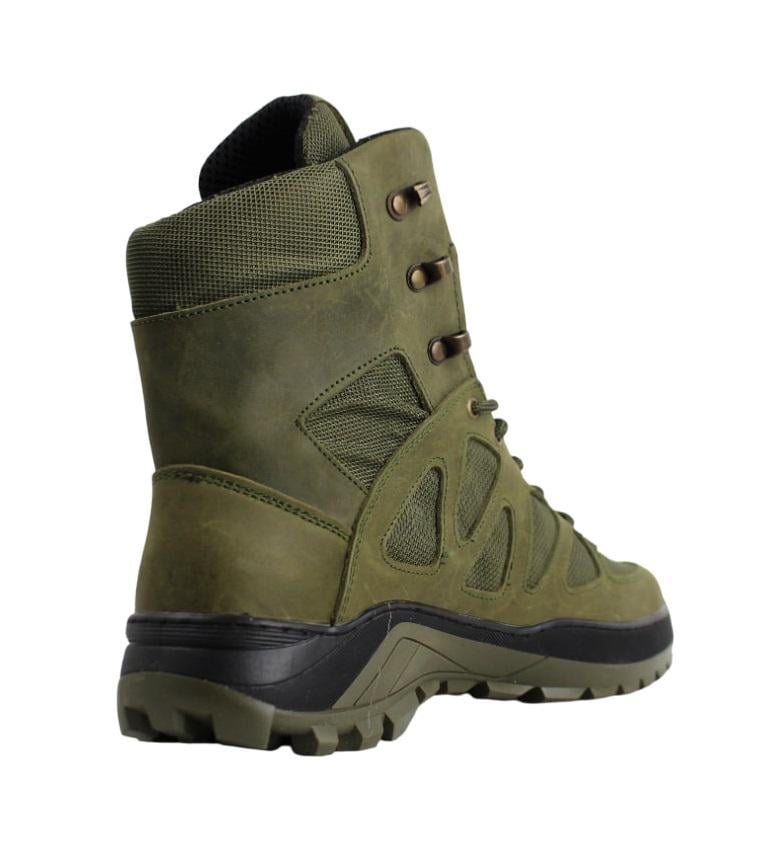 Берцы мужские летние Crossav 16 натуральный нубук/кордура р. 46 Хаки (Crossav 16хL46) - фото 3 Берцы мужские летние Crossav 16 натуральный нубук/кордура р. 46 Хаки (Crossav 16хL46) - фото 3