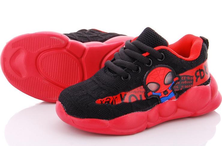 Кросівки на силіконовій підошві Clibee L908-black р. 27 Чорно-червоний