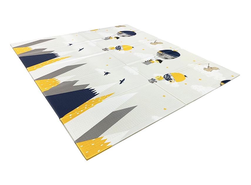 Розвиваючий килимкок дитячий двосторонній Повітряна куля Н7/Звірята Н8 складаний з сумкою 200х180х1 см (2633715649) - фото 6 Розвиваючий килимкок дитячий двосторонній Повітряна куля Н7/Звірята Н8 складаний з сумкою 200х180х1 см (2633715649) - фото 6