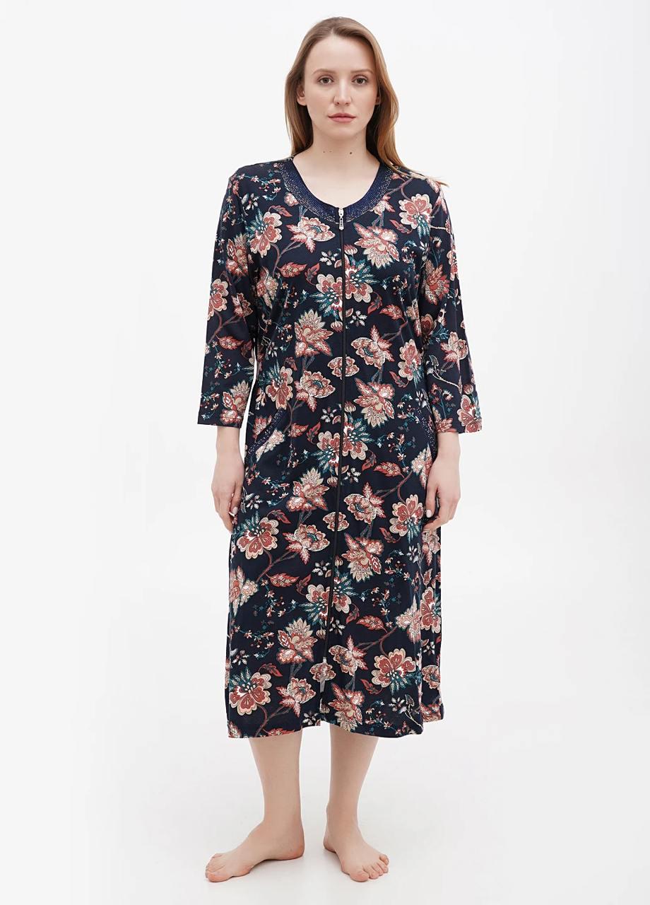 Халат Wild Love 4XL Темно-синий (84188-4XL)