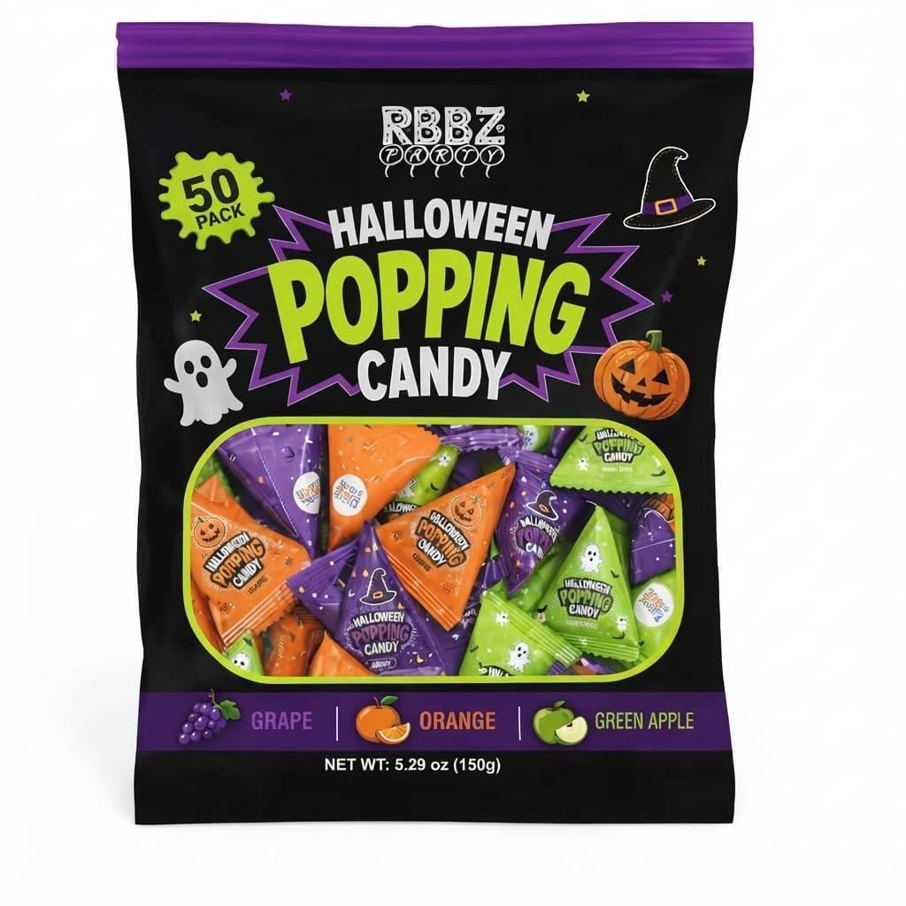 Конфеты RBBZ Party Halloween Popping Candy 50 шт. 150 г (3196137860)