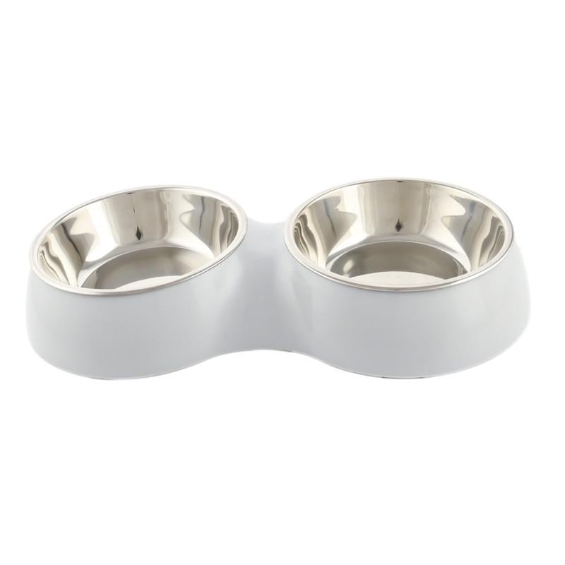 Миска для тварин на 2 відділи з підставкою (1112119)