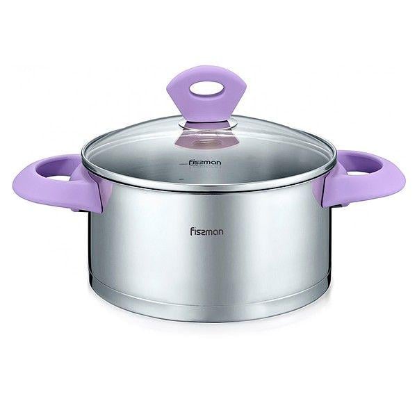 Каструля з кришкою Fissman Mirabelle FS5407 6,1 л Нержавіюча сталь (14381928)