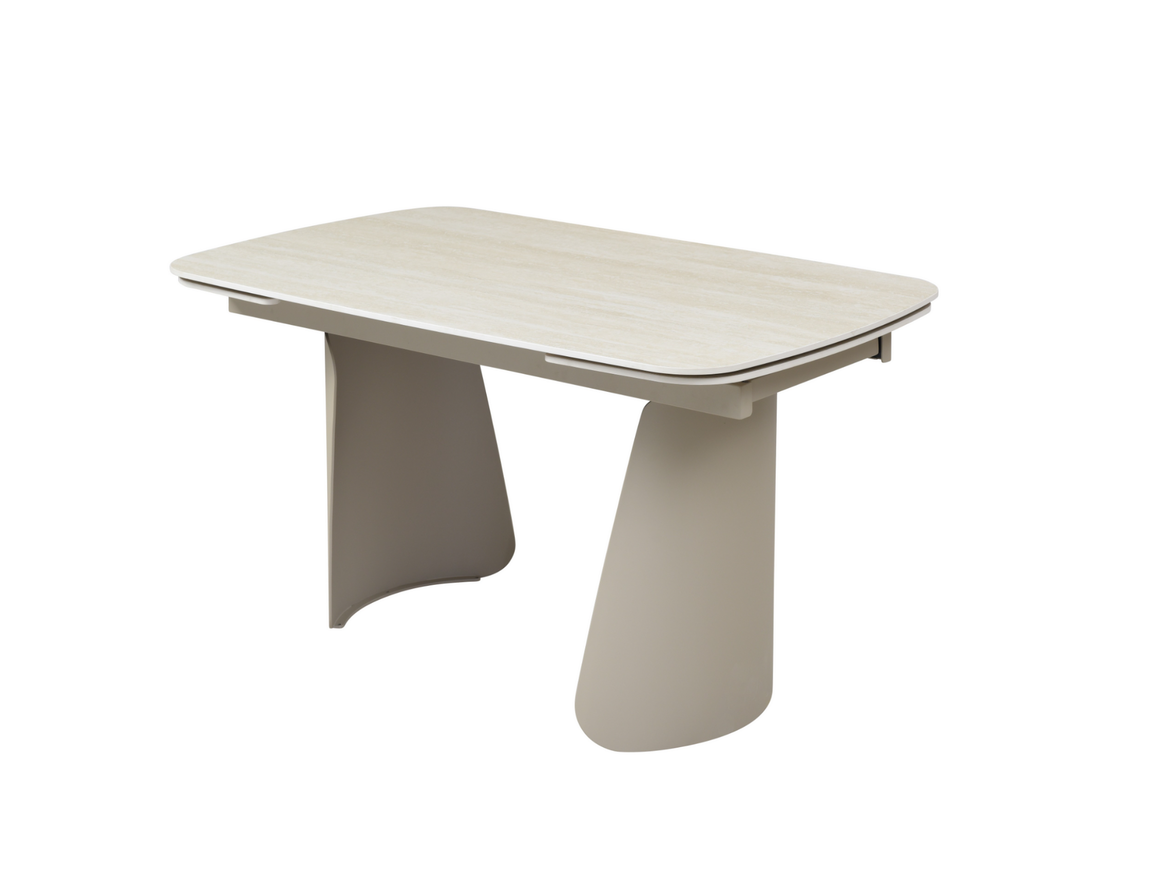 Обідній стіл розсувний Vetro Mebel Нардо 1400/2000х900x760 мм Крема марфіль/Бежевий TМL-1270) - фото 1 Обідній стіл розсувний Vetro Mebel Нардо 1400/2000х900x760 мм Крема марфіль/Бежевий TМL-1270) - фото 1