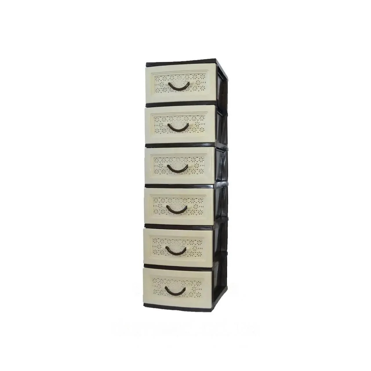 Комод R-Plastic Life 6 ярусов 360х440х1220 мм Коричневый (14-46-10234)