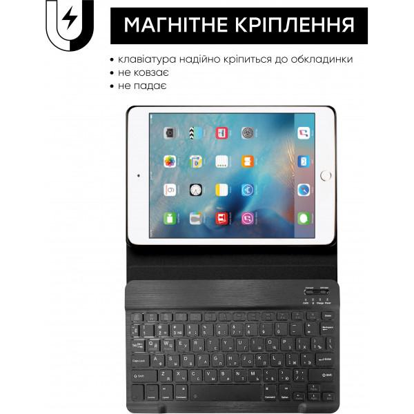 Airon Premium для iPad Pro 12.9" с Bluetooth клавиатурой, защитной пленкой и салфеткой Black (3576) - фото 4