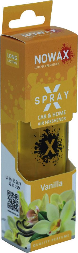 Ароматизатор для авто Nowax X Spray Vanilla на зеркало 50 мл (0303311)