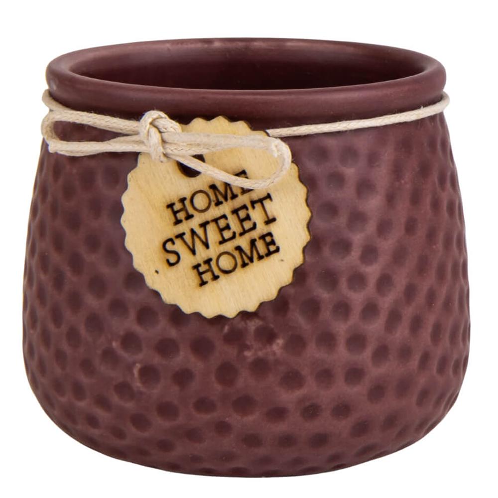 Набор кашпо керамических Elisey "Home Sweet home" 7,5 см 4 шт. Коричневый (9053-015) Набор кашпо керамических Elisey "Home Sweet home" 7,5 см 4 шт. Коричневый (9053-015)
