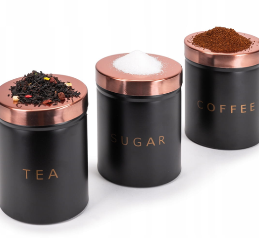 Набор емкостей Kamille для чая/кофе/сахара 3 шт. (20319025)