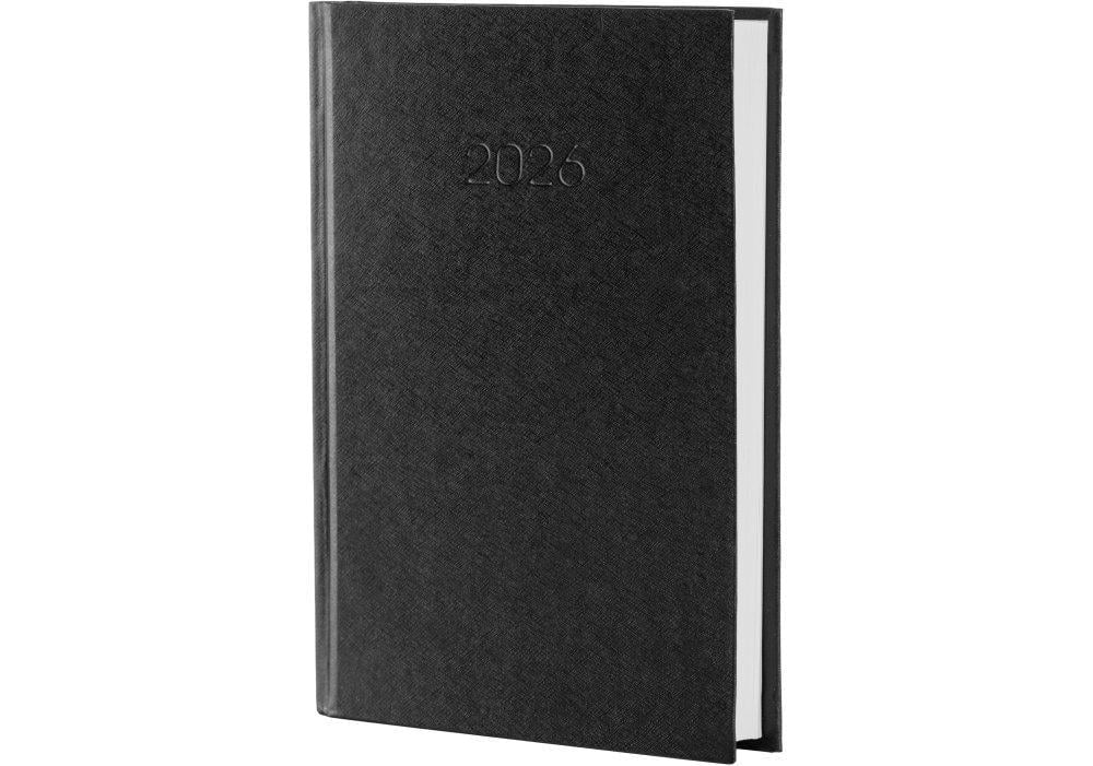 Дневник датированный 2026 Economix Бизнес A5 336 стр. Черный (E21610-01)