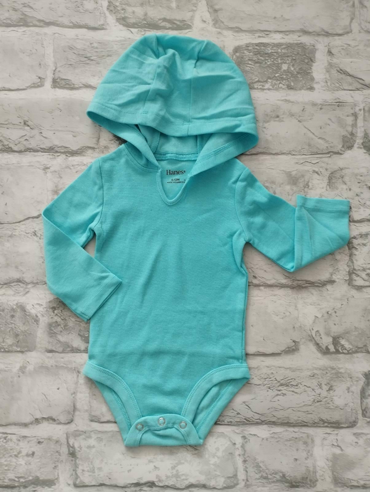 Боді для малюків Hanes 68 cм Бірюзовий (0033) Боді для малюків Hanes 68 cм Бірюзовий (0033)