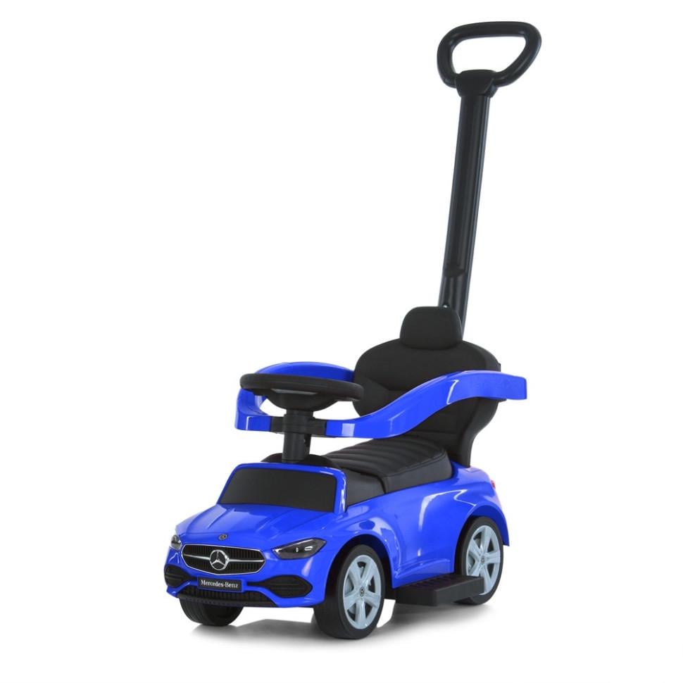 Толокар детские Bambi с родительской ручкой и отделением для вещей 71 см Черный (DK-170-K-200)