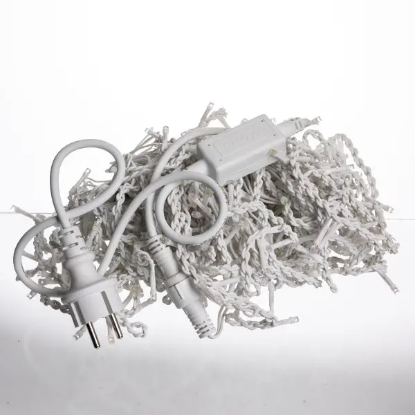 Гірлянда мережна Бахрома вулична 12 м 200 LED діодів зовнішня від мережі білий провід колір світла Жовтий (12MWY) - фото 7 Гірлянда мережна Бахрома вулична 12 м 200 LED діодів зовнішня від мережі білий провід колір світла Жовтий (12MWY) - фото 7