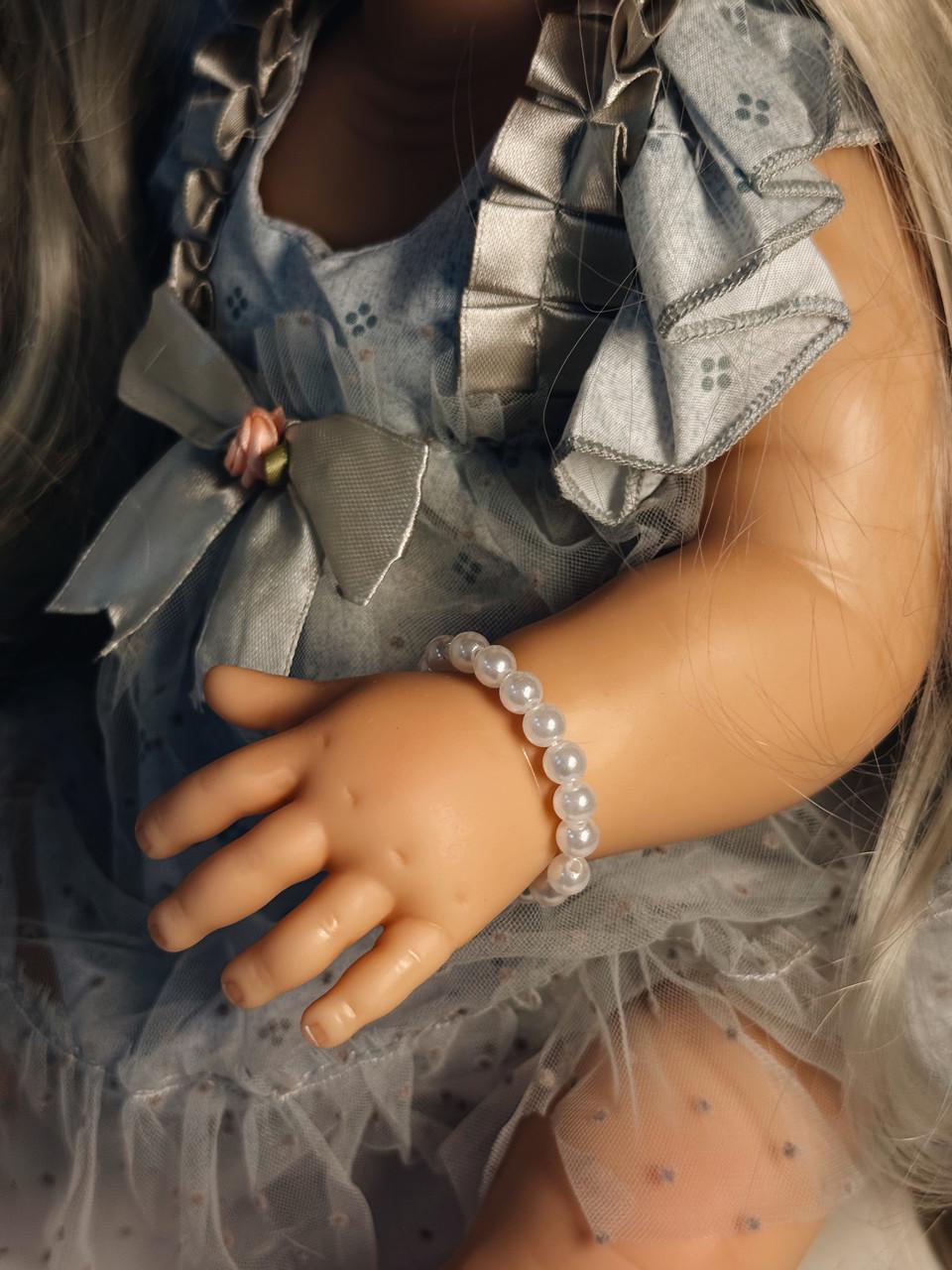 Кукла кукла реалистичная KEIUMI винил-силиконовая в платьице с короной 55 см Серо-голубой - фото 8 Кукла кукла реалистичная KEIUMI винил-силиконовая в платьице с короной 55 см Серо-голубой - фото 8