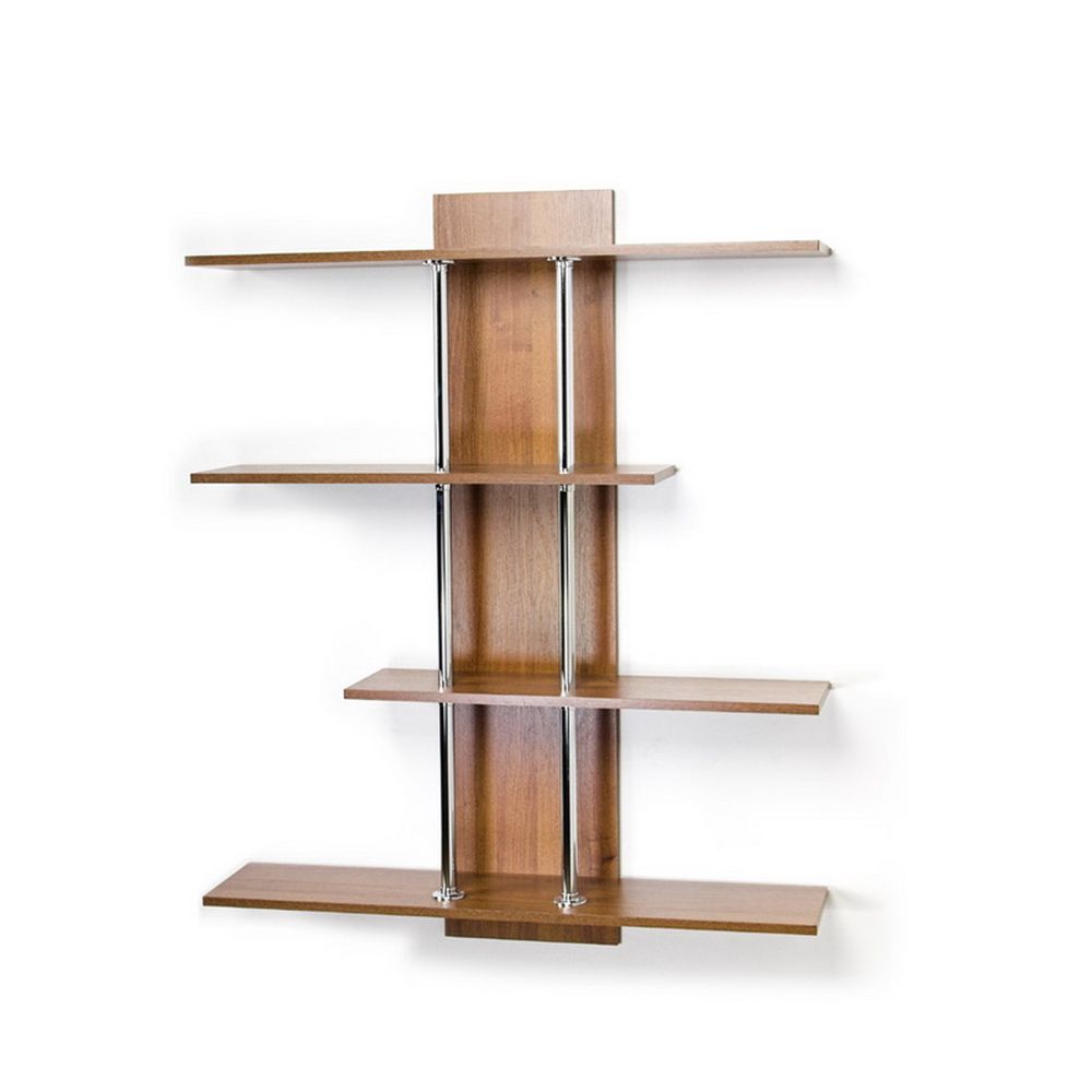 Полка навесная Тиса Мебель П-4 Орех Лесной (9001967)