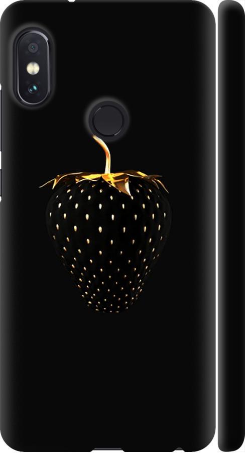 Чехол на Xiaomi Redmi Note 5 Pro Черная клубника (3585m-1353-42517)