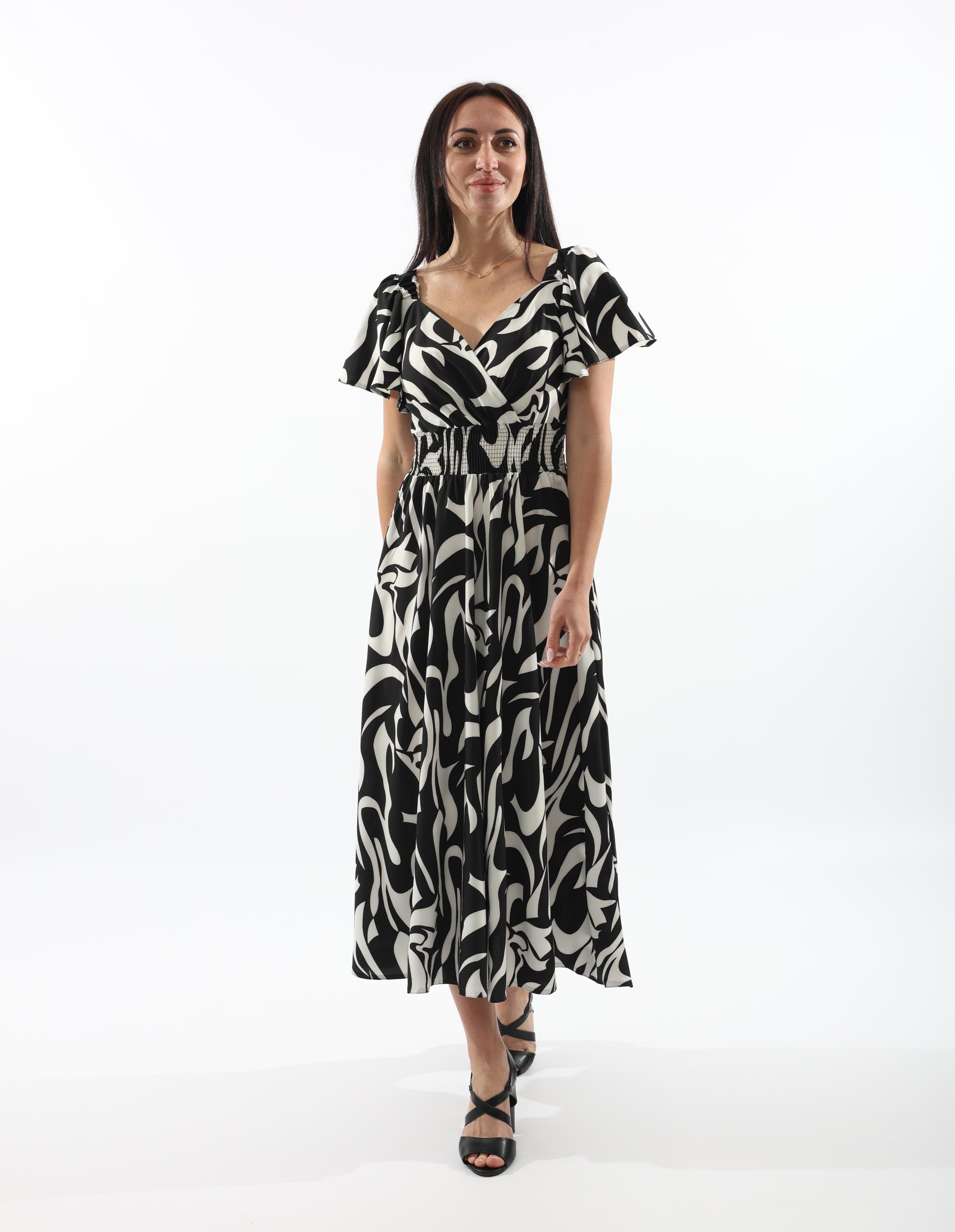 Платье женское СТИЛЬ-В р. 48 Черный (280700-48) - фото 1 Платье женское СТИЛЬ-В р. 48 Черный (280700-48) - фото 1