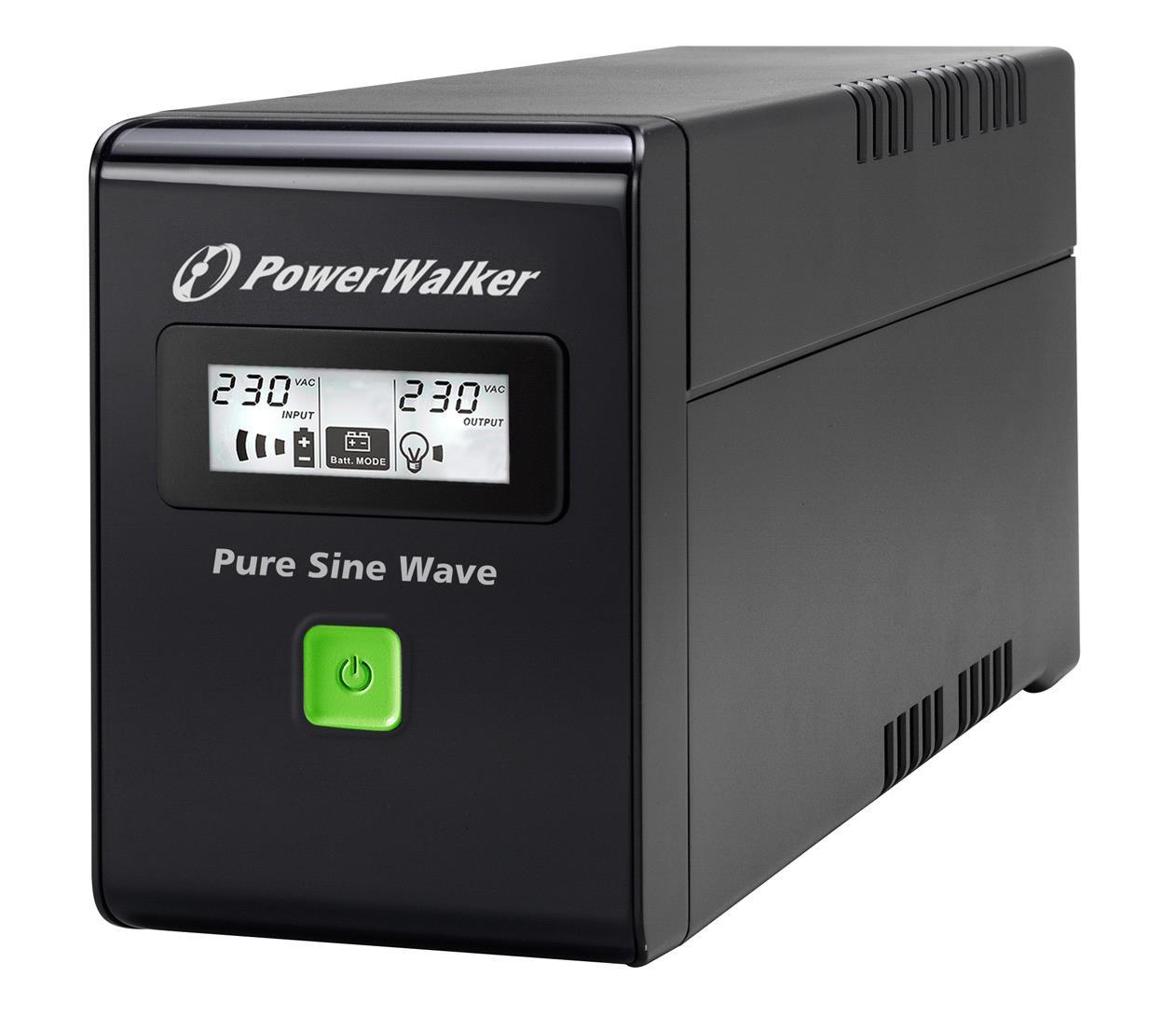 Джерело безперебійного живлення лінійно-інтерактивне PowerWalker VI 600 SW (10120061)