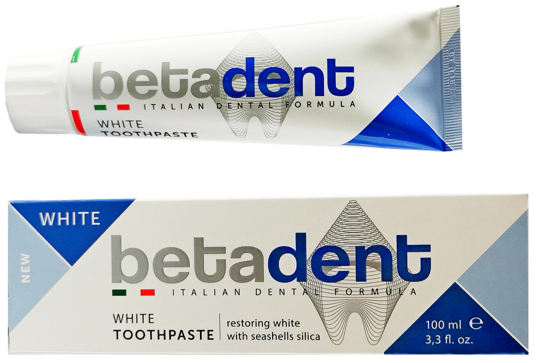 Зубна паста Betadent White 100 мл