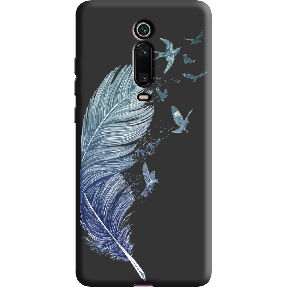 Чохол BoxFace Xiaomi Mi 9T / Mi 9T Pro Feather Чорний силікон (37376-cc38-38687)