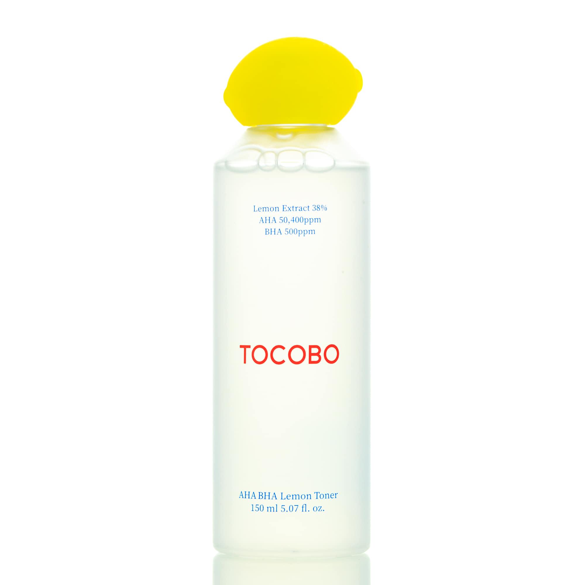 Тонер с кислотами Tocobo AHA BHA Lemon Toner 150 мл - фото 1