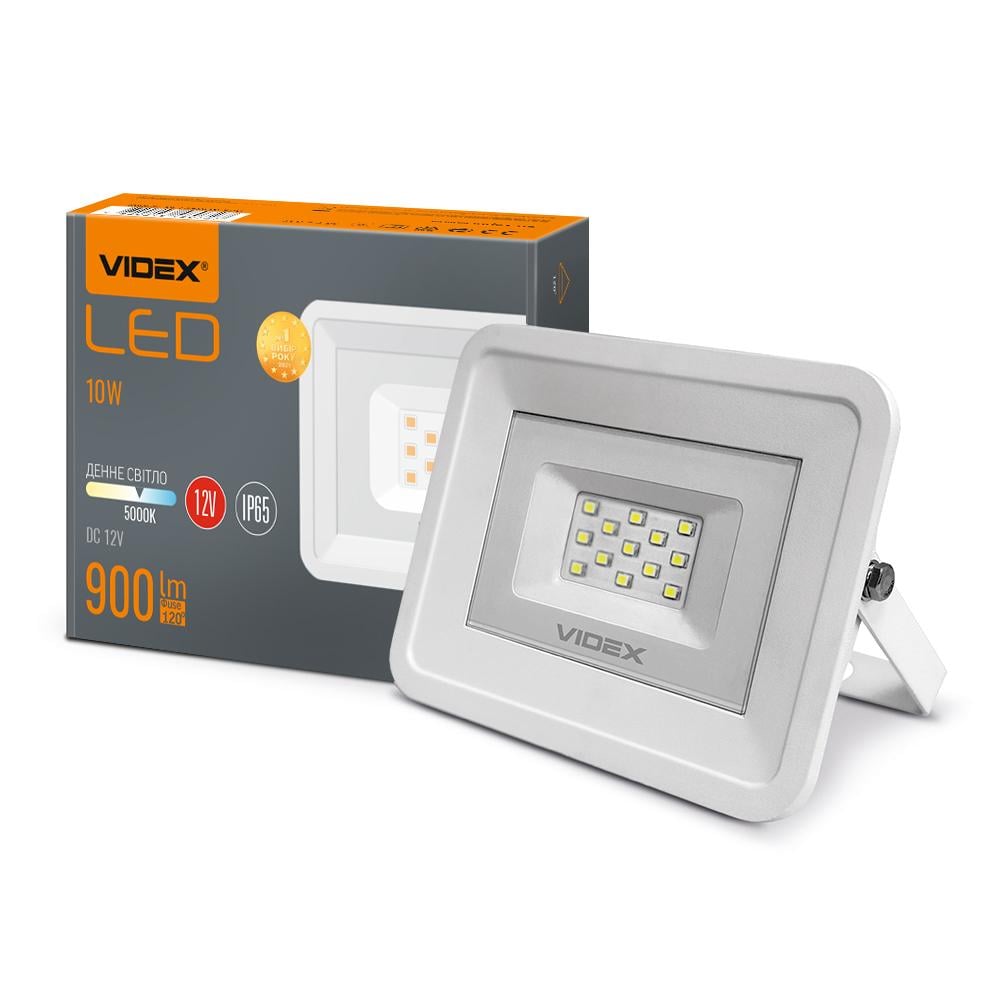 Прожектор Videx Fe LED 10W 5000K 12V (VL-Fe105W-12V)