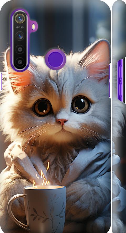 Чехол на Realme 6i White cat (5646m-2059-42517)