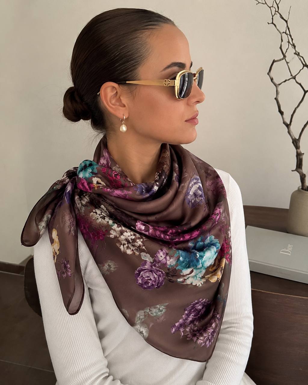 Хустка My Scarf Premium Аметистовий сад з аметистом (39115210) Хустка My Scarf Premium Аметистовий сад з аметистом (39115210)