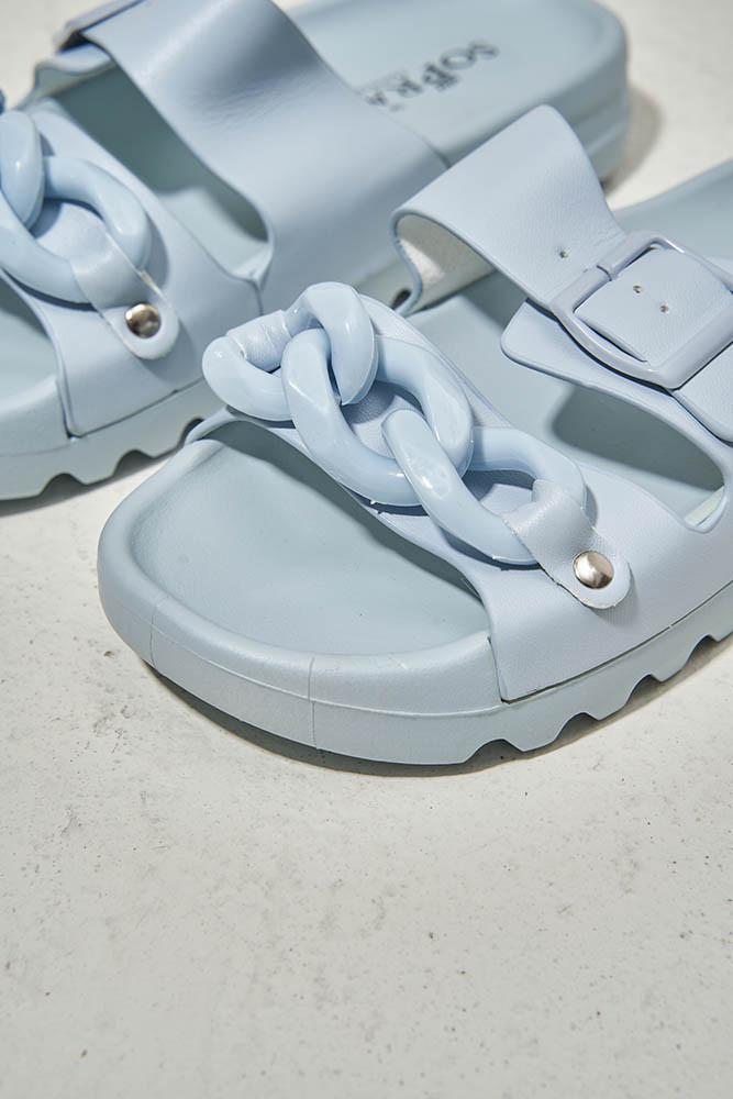 Шльопанці жіночі SOPRA р. 39 Блакитний (169820) - фото 2 Шльопанці жіночі SOPRA р. 39 Блакитний (169820) - фото 2